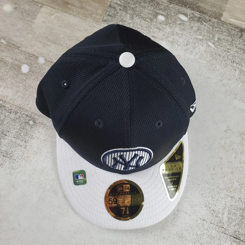 NEW YORK YANKEES New Era 59FIFTY Fitted Hat Sz 7 1/8 MLB Baseball